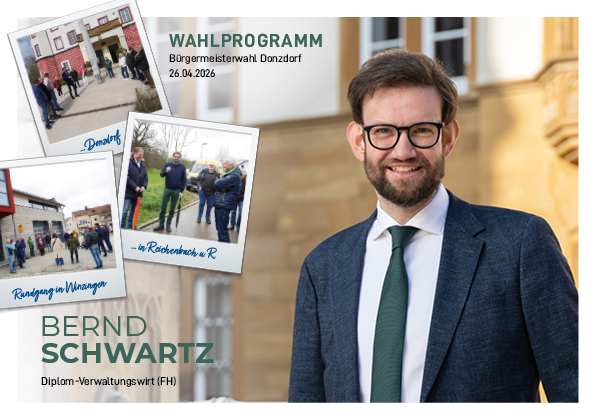 Bernd Schwartz Wahlprogramm für Donzdorf